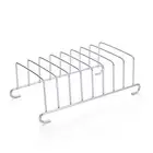 10Pcs Air Fryer Accessory Kit Frying Baking Pan Rack Pizza Tray Pot Metal 1 AU