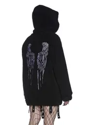 [Widow] Underworld Rising Hooded Sherpa Jacket