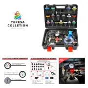 Radiator Coolant Pressure Tester & Vacuum Refill Kit, 28-Piece Universal Cool...