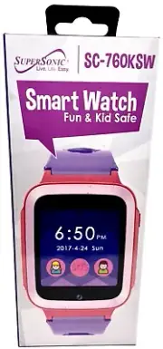 Kids Smart Watch With Built-In GPS And Wi-Fi Features - SuperSonic