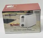 Toaster Brentwood 2 Slice Cool Touch Toaster - White ~ New in Box