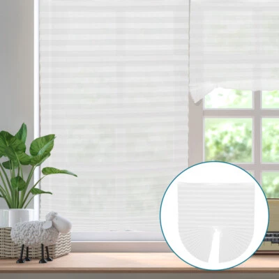 Self Adhesive Pleated Blind Door Window Curtain Pleated Curtain