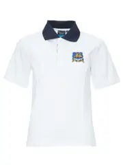 Snr Boys White Polo