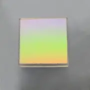 25x25mm K9 Optical Glass Planar Diffraction Grating Reticle 300 line Blaze wavelength 300nm Working Wave Band 200-850nm (Diameter : 25x25mm, Thickness : 6mm)