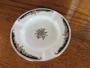 WEDGWOOD BONE CHINA ASHTRAY ''OSBOURNE'' FLORAL 4 1/2'' ENGLAND