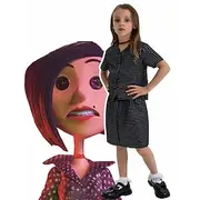 Coraline Cosplay Cosplay Costume Outfits Girls' Movie Cosplay Cosplay Halloween Halloween Masquerade World Book Day Performance Halloween Masquerade