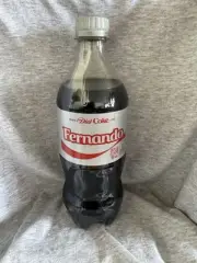 Share a Coke with Fernando 2025 Personalized Gift Coca~Cola Bottle 20oz Diet
