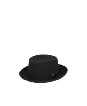 trilby hat in wool felt 56,57,58 Black
