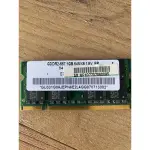 1GB DDR2-677 64MX8 1.8V MEMORY 筆記型電腦記憶體 NB NOTEBOOK