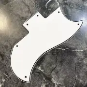 Wide Edge 3 Ply White Pickguard for Gibson Custom Shop 1964 SG Standard Reissue