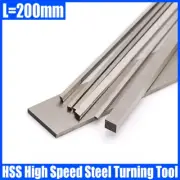 1PC L=200Mm HSS High Speed Steel Turning Tool CNC Lathe Turning Tool Woodworking