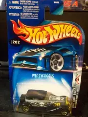 2003 HOT WHEELS #202 -2 DEUSENBERG MODEL J 1931 GOLD 5SP HUB E04 INTL CARD