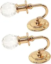 Totority 1pair Miniature Dollhouse Wall Lights Creative Mini Wall Lamp for Scene Decoration Micro Landscaping Lamp Decor for Mini Furniture Model Doll Home Accessories