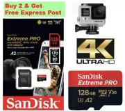 SanDisk Extreme Pro Micro SD 128GB Memory Card Dash Action GoPro A2 Fast 170MB/s