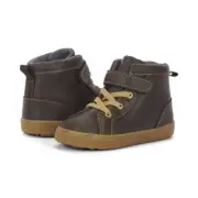 New See Kai Run Hudson leather boots, hook and loop strap, 12 child, NWT