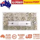 Rhinestones Diamond Glass Crystal AB Nail Art FlatBack Mix Multi Shape Kit Box