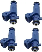 4pcs 0280156101 Fuel Injector Nozzle Injection，Compatible for Porsche Cayenne A Mercruiser 2003-2006 0 280 156 101 Car Engine