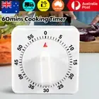 Kitchen Timer Egg Square Shaped Kitchen Cooking Timer Mechanical Alarm 60Min AU