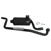 28mm Exhaust Muffler Pipe For GY6 Engine 125cc 150cc Scooter ATV Buggy