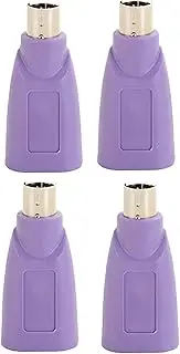 4X PS2 to USB Connector, Computer Mouse and Keyboard Mini Adapter, Mouse and Keyboard Converter