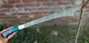 Custom handmade knife king's Damascus Steel Slim Style Battle Ready sword
