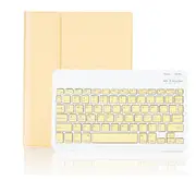 MCC iPad 10.9" 10th Gen Bluetooth Keyboard Case Cover Apple Pencil Slot 10 [Yellow]