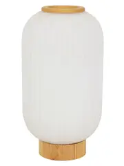 Mele 1 Light Tall Table Lamp in Ash/Frost