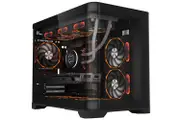 1st Player UV6 M-ATX ITX PC Gaming Case - Black