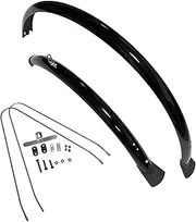 Bike Fenders Set Accessory PVC 700C Road Bike Mudguard for Mountain Bikes