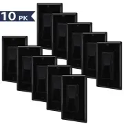 10PK Black Dimmer Switch, 3-Way LED/CFL/Incandescent, ETL Listed