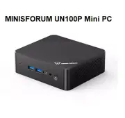 MINISFORUM UN100P Mini PC Intel N100 Windows 11 DDR4 16GB 512GB WIFI5-NEW