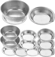 Vaguelly 13-Piece Model Paint Palette Metal Watercolor Painting Trays Boys and Girls Art Supplies Watercolor Tray Palette Paint Holder for Artists