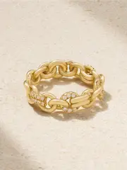 [Spinelli Kilcollin] Spinelli Kilcollin - Serpens Medium 18-karat Gold Diamond Ring - 6 6 Gold