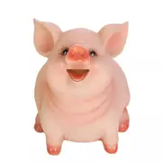 8.3" Pig Piggy Bank Coin Saving Pot Cute Bedroom Decoration Kids Holiday Gift L