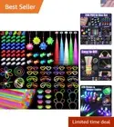 Ultimate Glow in the Dark Party Supplies - 290PCS LED & DIY Fun for Parties