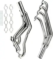 liwei store Stainless Steel Exhaust Manifold Suitable For 1967-1974 SBC V8 S1/LS6/LS2/LS3/LSX Gen