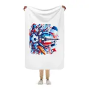 Vive La France Sherpa Fleece Blanket
