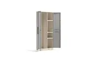 LINEAR WOOD MULTIPURPOSE OUTDOOR CABINET