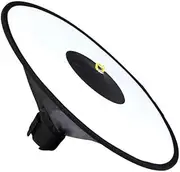 XhWser 45cm Cone-Shaped Circular Soft Light Box Folding Machine top Soft Light Cover Portrait Shooting Fill Light lampshade