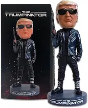 Donald Trump Collectibles - Proud Patriots The Trumpinator: Donald Trump 2024 Bobblehead for Trump Supporters and Patriotic Americans | The #1 Trump Gifts, TrumpinatorBobble