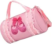 Lovely Storage Bag for Girls Dance Bag Zipper Adjustable Shoulder Strap for Ballet