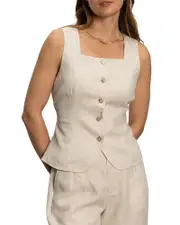 Sanctuary Outsmart Square Neck Vest
