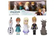 DISNEY FROZEN 2 Mini Doll 5 Pack Elsa Anna Olaf Kristoff Sven Movie Play Gift
