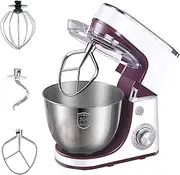 Stand Mixer 5.5L Bowl Food Processors Multi Functional Kitchen Electric Blender with Dough Hook Whisk Beater Can Meet All The Requirements of Home Bakers