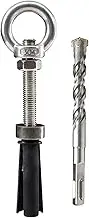 Concrete Eye Bolt | Expansion Bolts Stainless Steel Eye Bolt | Concrete Wall Hooks, Reusable Screw Eyes, Eye Bolt for Home Use, Construction Worker