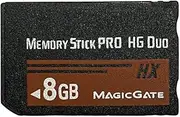 Original 8GB Memory Stick PRO-HG Duo 8GB(HX) for PSP 1000 2000 3000/Camera Card