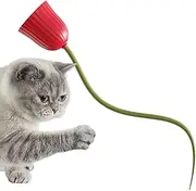 Interactive Cat Toy - Electric Toys for Indoor Pets,Portable Agile Moving Interactive USB Rechargeable Kitten Relaxing Ball with Tail for Bored Indoor Cats