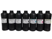 7x500ml ND® Premium LED UV Curable inkjet inks for DX5 DX7 printhead printer