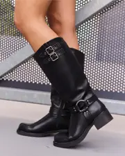 [Jonnie] Jonnie Walker Boots in Black Size 07 07 Black
