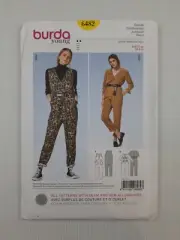 Burda Sewing Pattern 6482 Women's Jumpsuit Pattern Size US 8-16 EUR 34-42 NEW